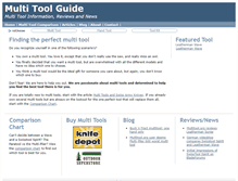 Tablet Screenshot of multitoolguide.com